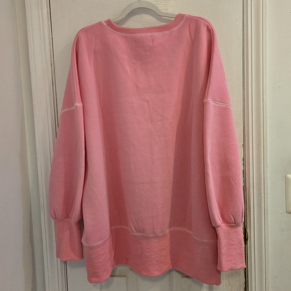 Discount Diva Designs NWT Fleece Oversized Sweatshirt Large - Picture 4 of 9